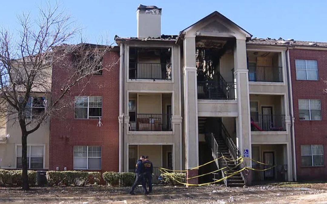 Varias familias de Dallas desplazadas por el fuego