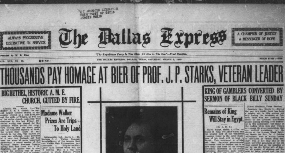 Dallas Express History | ‘Champion of Justice, Messenger of Hope’