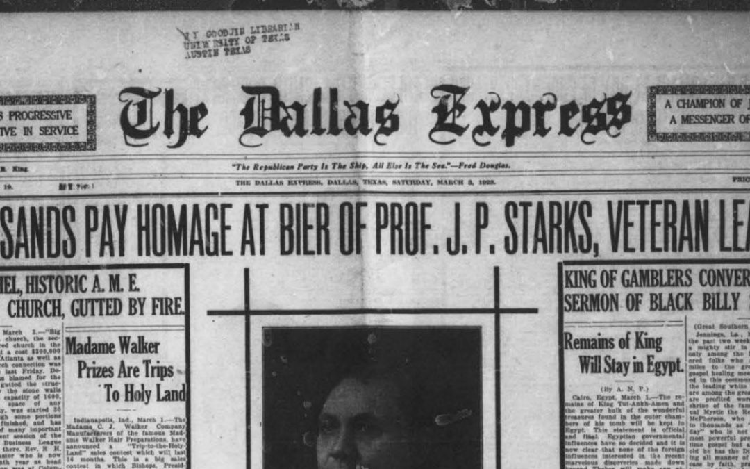 Dallas Express History | ‘Champion of Justice, Messenger of Hope’