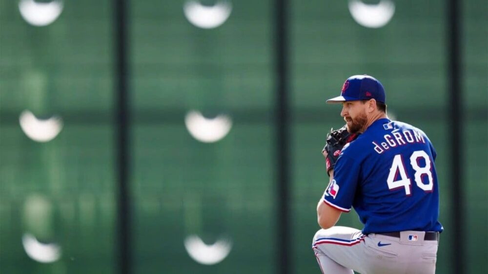 Rangers’ deGrom Returns to Mound