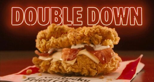KFC ‘Doubles Down,’ Reviving Bunless Sandwich