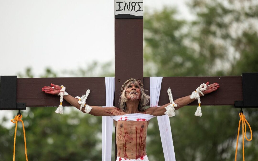 Eight Filipinos Crucified in Good Friday Tradition