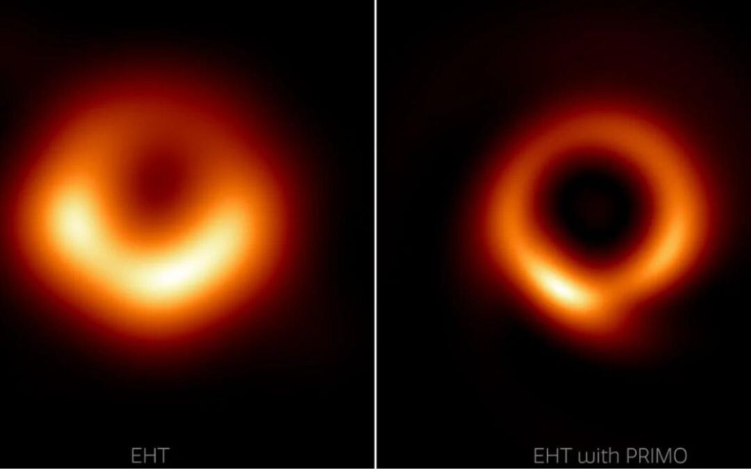 Revelan imagen más nítida de agujero negro