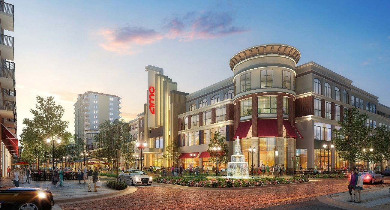 A rendering of the Midtown mixed-use development.