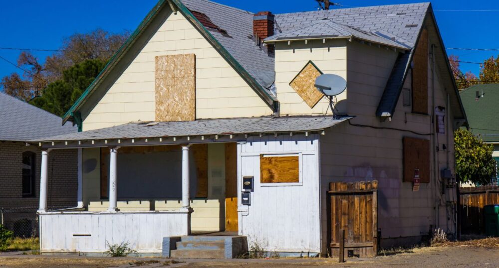 Vacant Trashed Properties Upsetting Residents