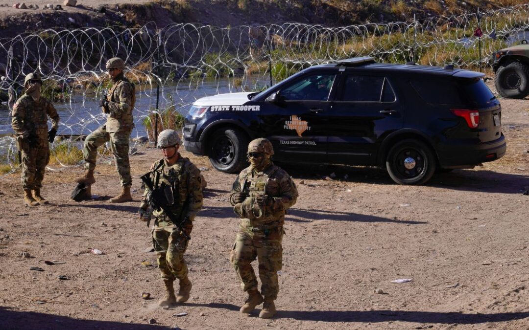 Troops Arrive for Border Duty