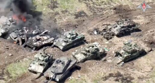 NATO Tanks Destroyed in Ukraine Offensive