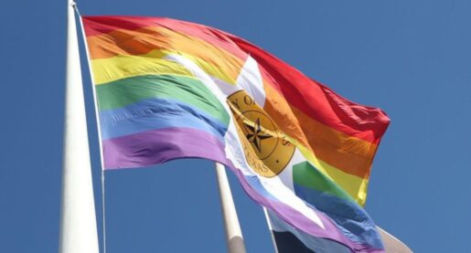 Pride Flag Raised at City Hall