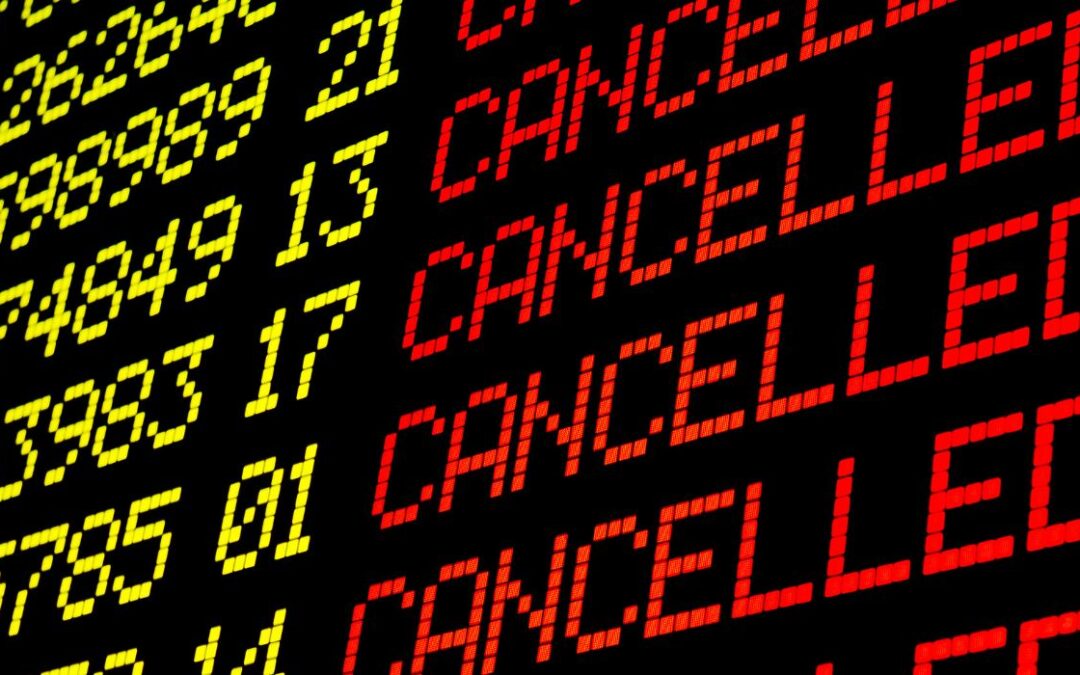 Los retrasos de las aerolíneas afectan a los aeropuertos locales
