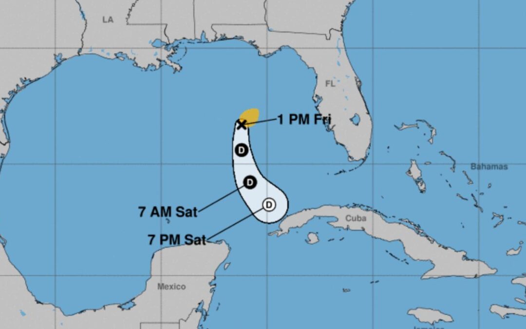 Tropical Storm Intensifies in Gulf of Mexico