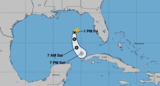 Tropical Storm Intensifies in Gulf of Mexico