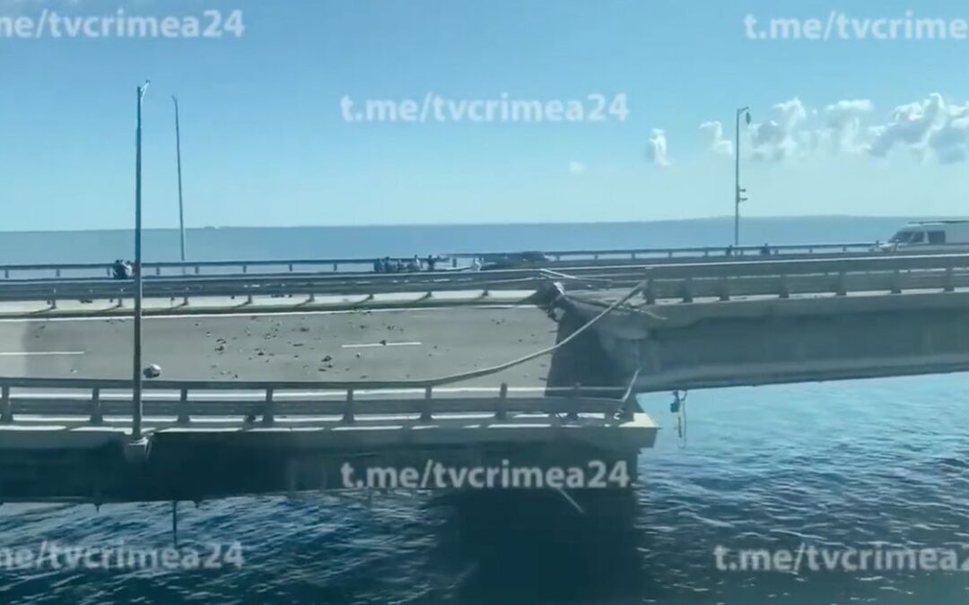 Crimean Bridge Bombed, Russia Accuses Ukraine