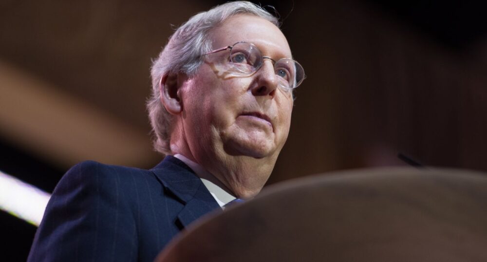 McConnell Freezes During Presser