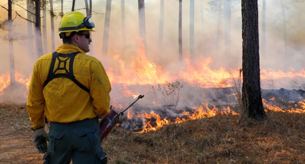 Texas Fire Service Bombarded With Wildfires
