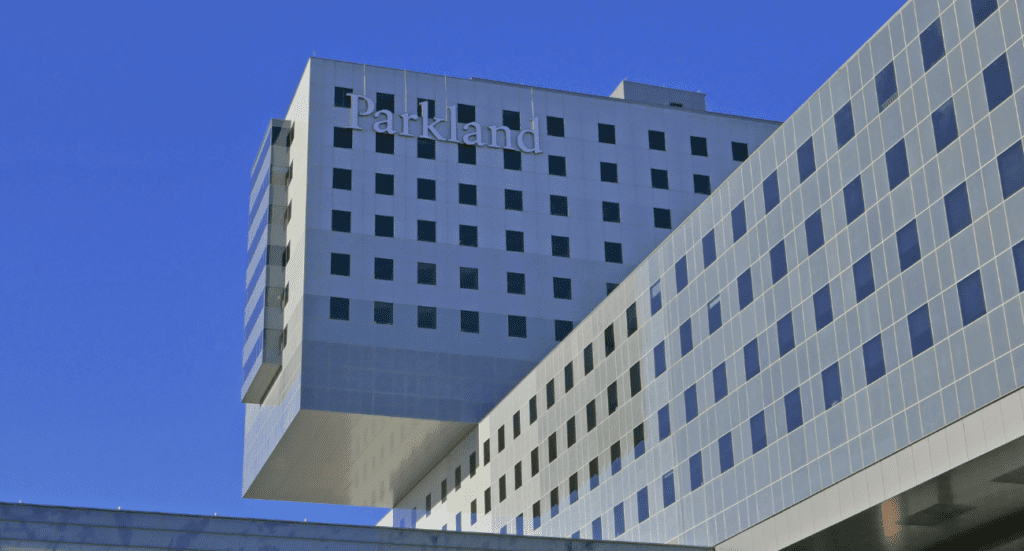 Parkland Hospital in Dallas