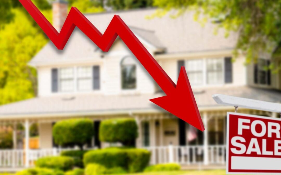 Los precios de las casas caen en el condado vecino