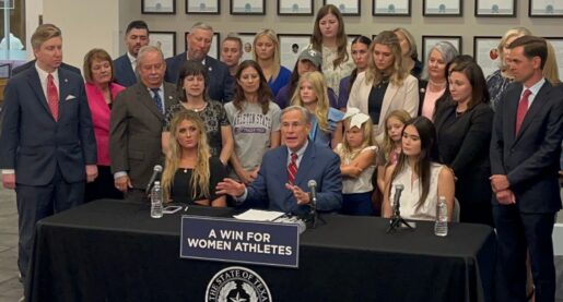 Abbott Signs ‘Save Women’s Sports’ Act