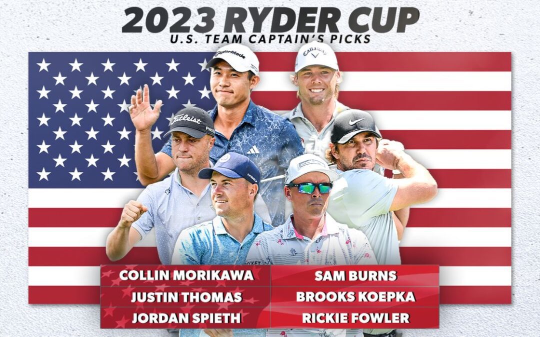 U.S. Ryder Cup Team Officially Announced