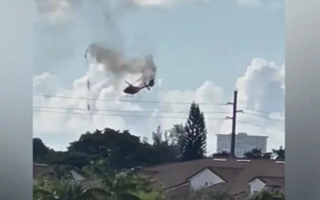 VIDEO: Two Dead After Rescue Helicopter Crash