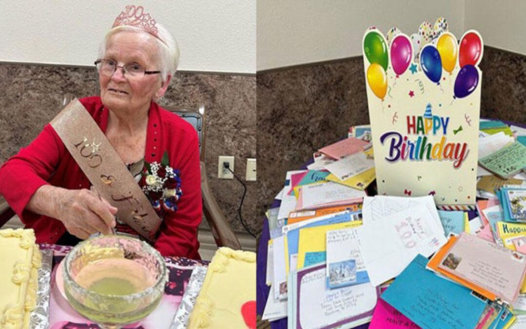 Veterinario centenario de la Segunda Guerra Mundial de Texas recibe sorpresa de cumpleaños