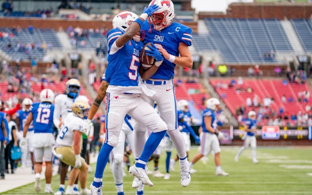 SMU Becomes Bowl-Eligible After Rout of Tulsa