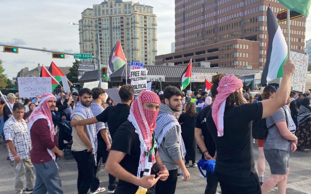 EXCLUSIVO: Un judío local enfrenta hostilidad en una protesta
