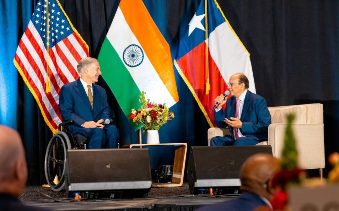 Abbott promociona la asociación comercial entre Texas e India