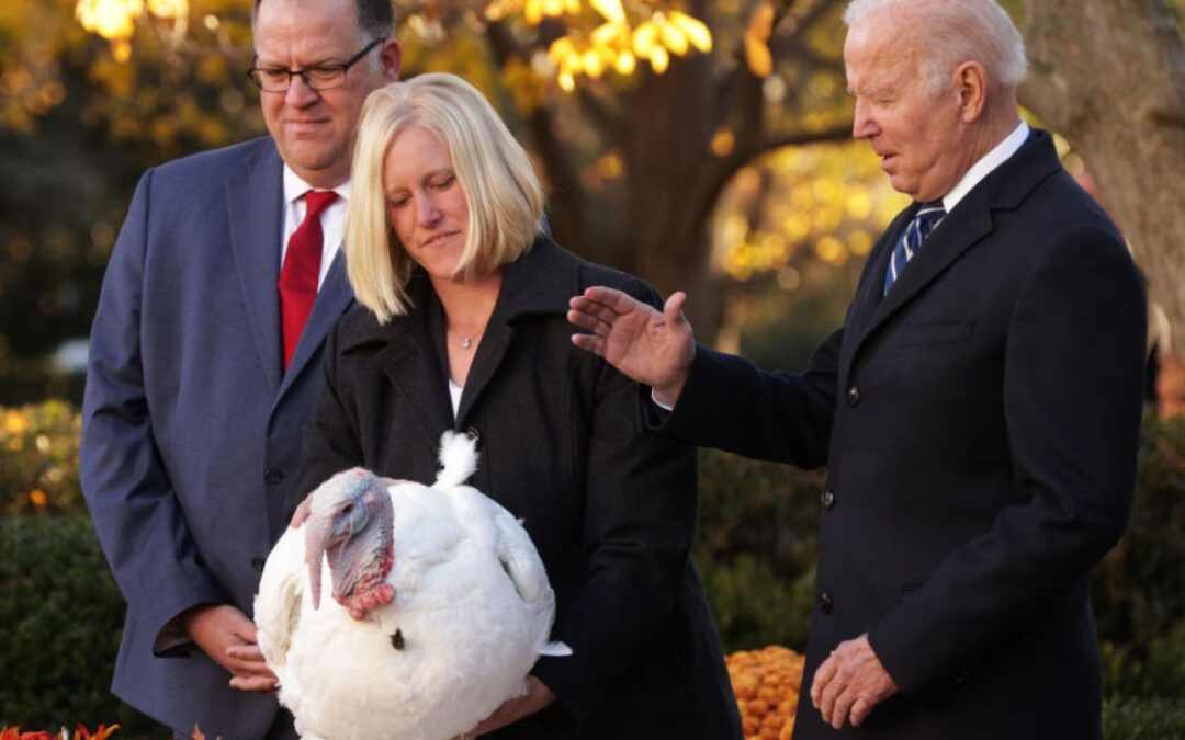 President Biden Spends Birthday With Turkeys