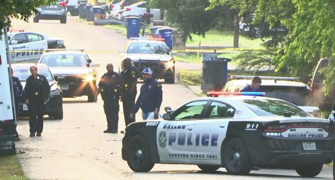 Dallas Police on a scene