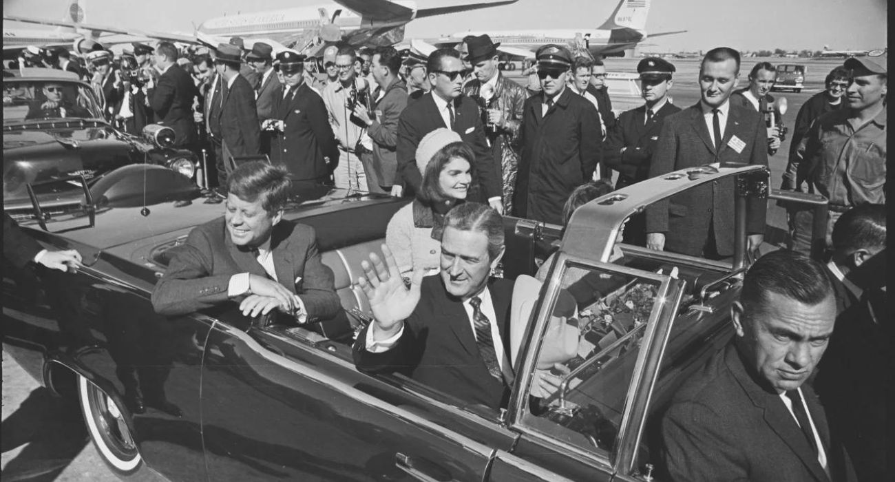 President John F. Kennedy in Dallas, Texas.