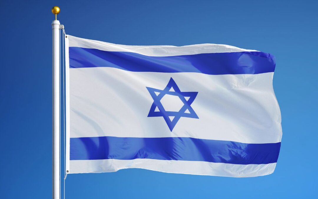 Bandera israelí robada del patio del rabino de Dallas