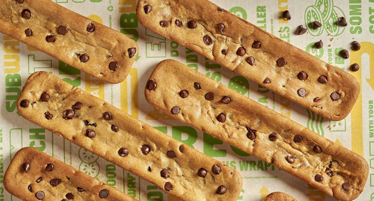 A sneak peek of Subway's new footlong cookie
