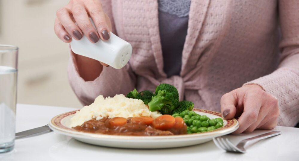 Less Salt Lowers Blood Pressure, Study Says
