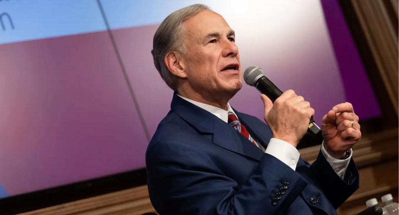 Gov. Greg Abbott speaks at the Texas Public Policy Foundation