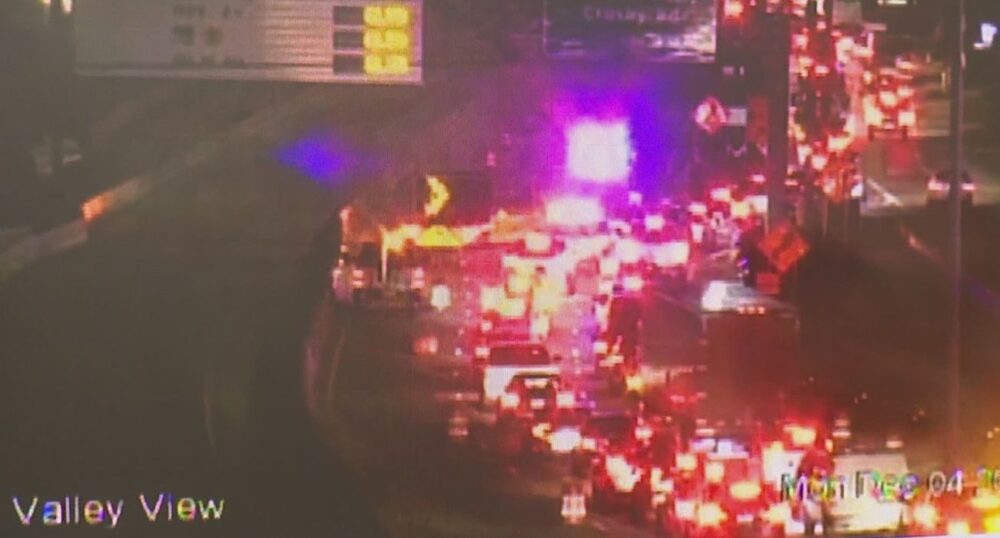 ‘Unknown Spill’ Shuts Down Part of I-35