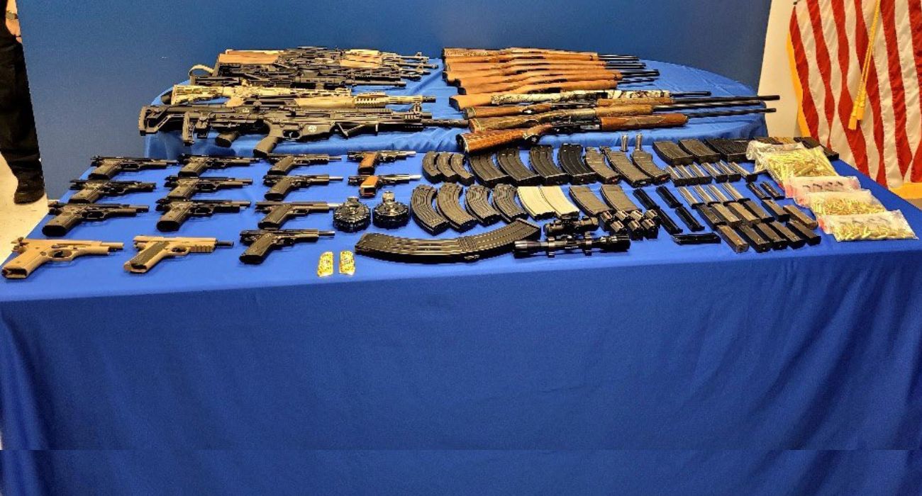 Firearms seized by U.S. Border Patrol