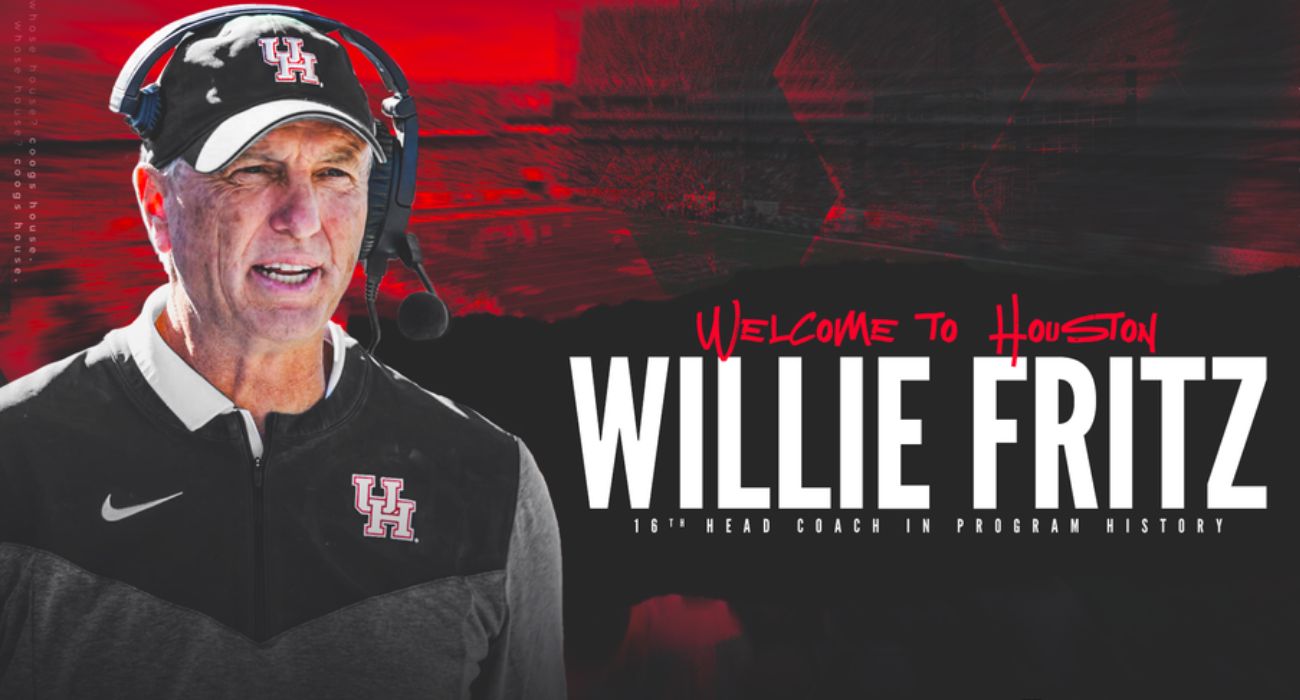 University of Houston introduces head football coach Willie Fritz