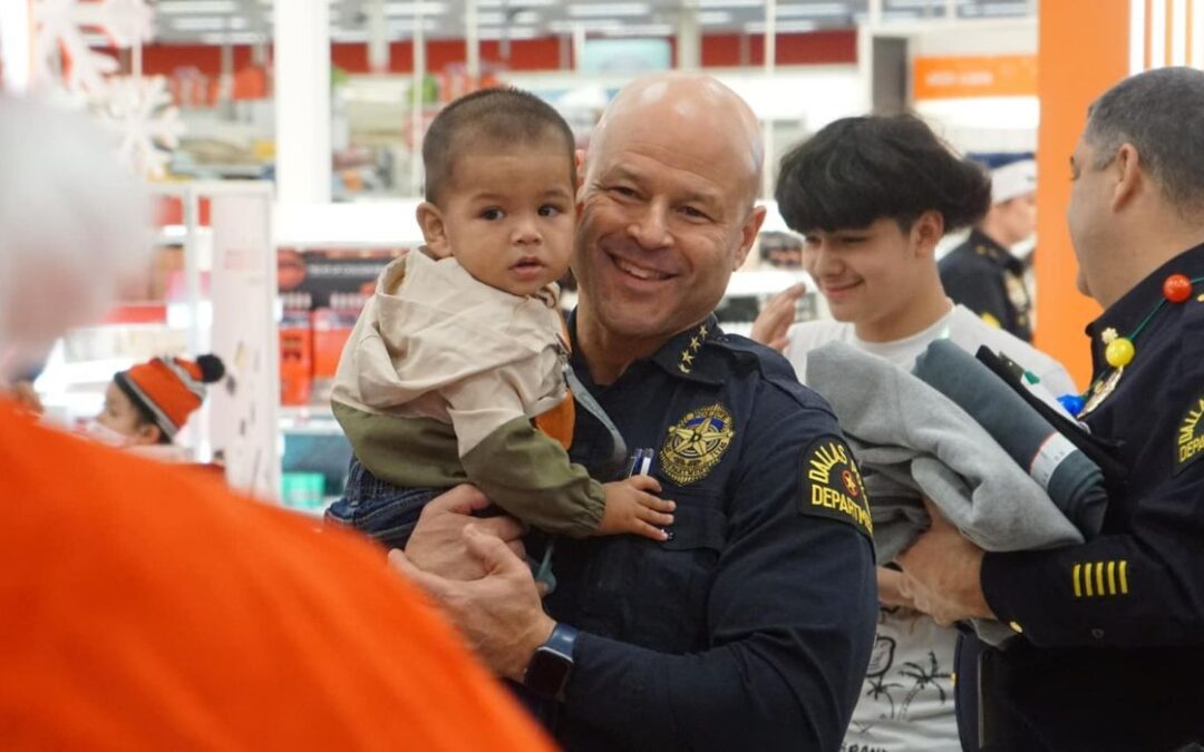 First Responders Take Kids on Shopping Sprees