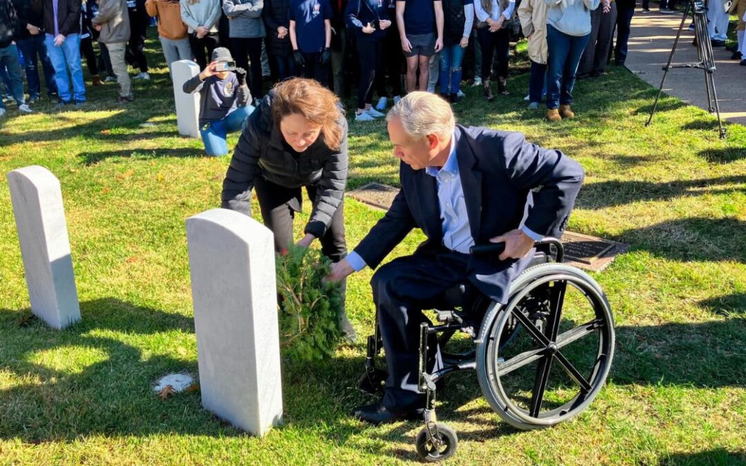 Abbott Honors Veterans at Wreath-Laying Ceremony
