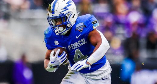 Air Force Downs James Madison in Cowtown