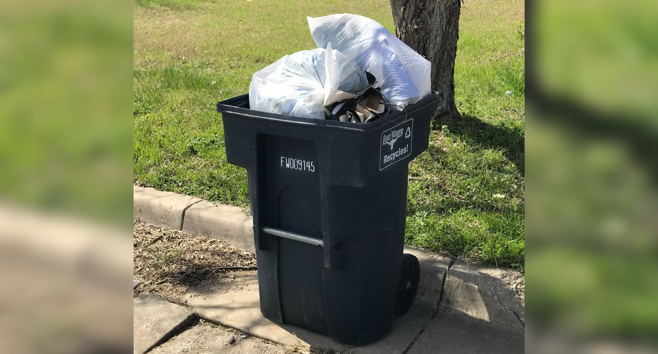 Fort Worth trash bin