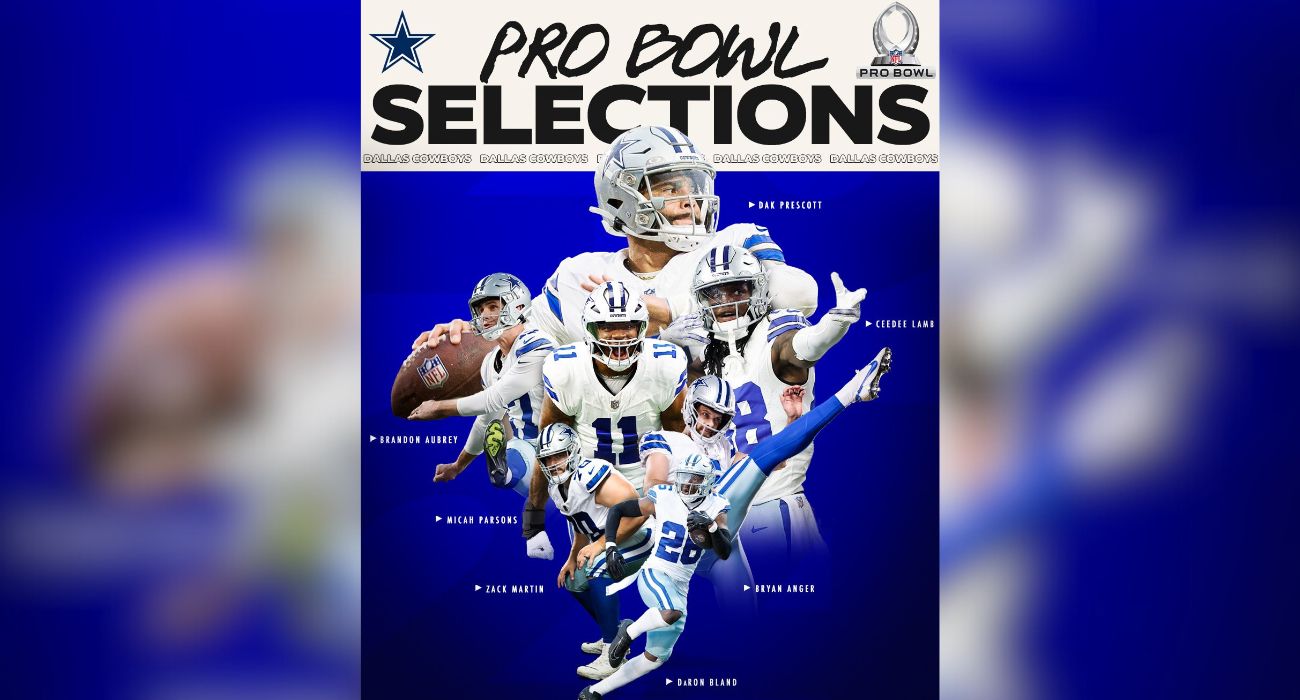 Seven Cowboys Named to Pro Bowl