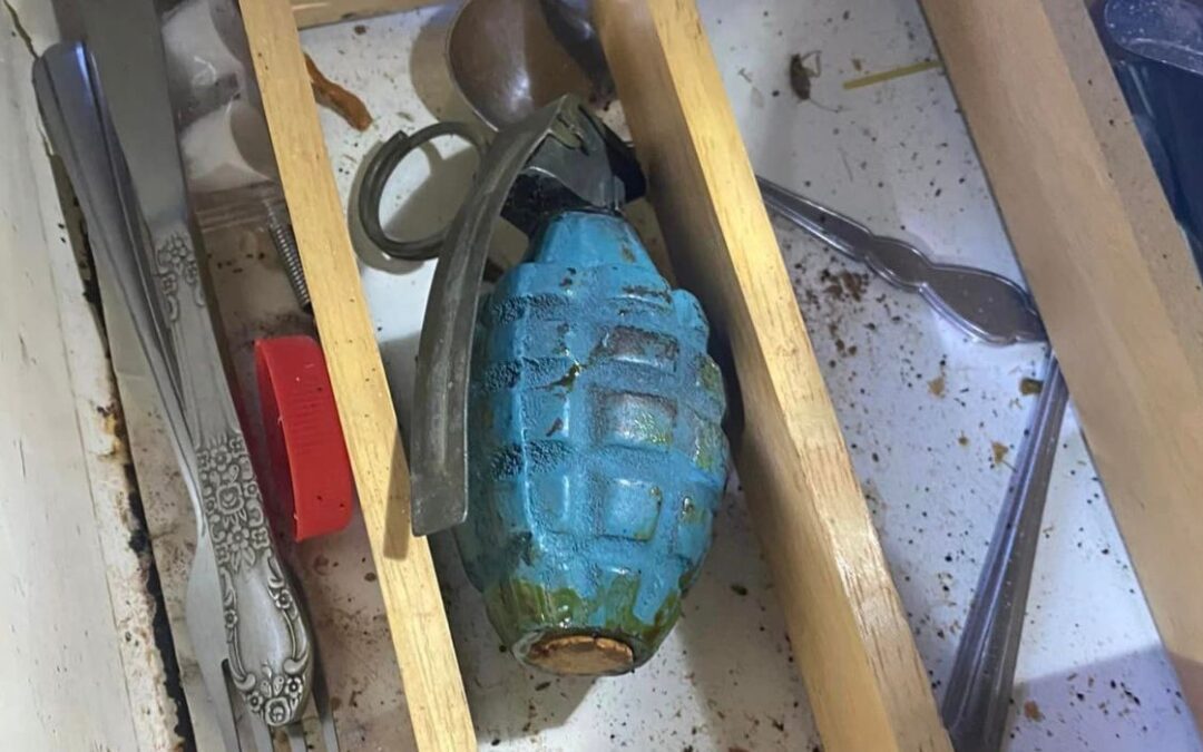 Local Resident Discovers Grenade in New Home