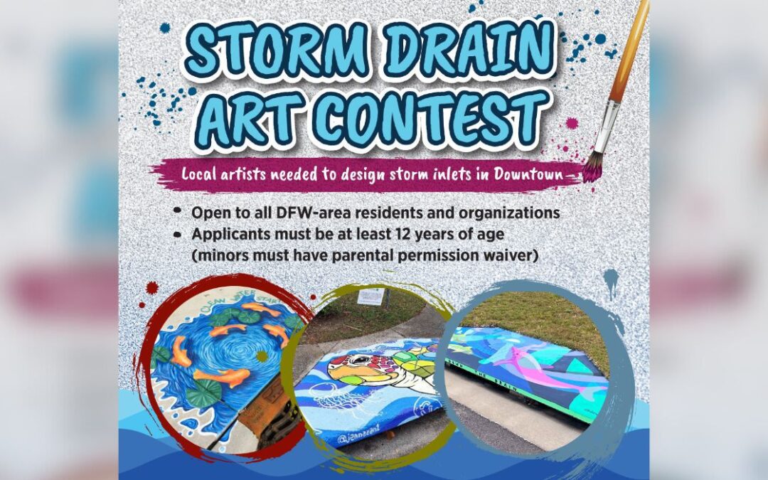 La ciudad local organiza un concurso de arte sobre drenajes pluviales