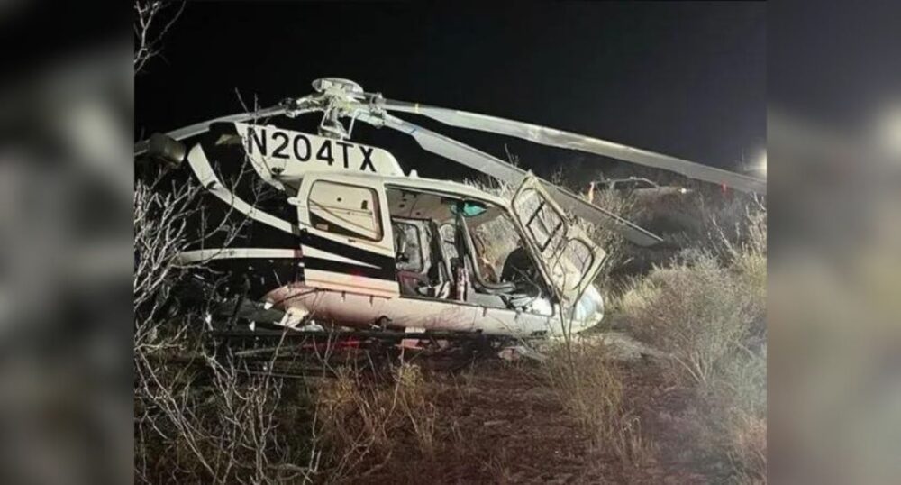 Texas DPS Helicopter Crashes at Border