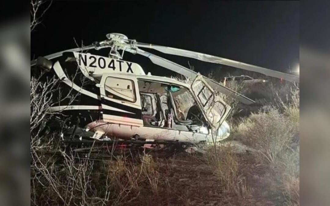 Helicóptero del DPS de Texas se estrella en la frontera