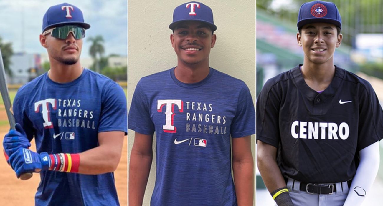 The Texas Rangers signed three prospects on the first day of the International Signing period.