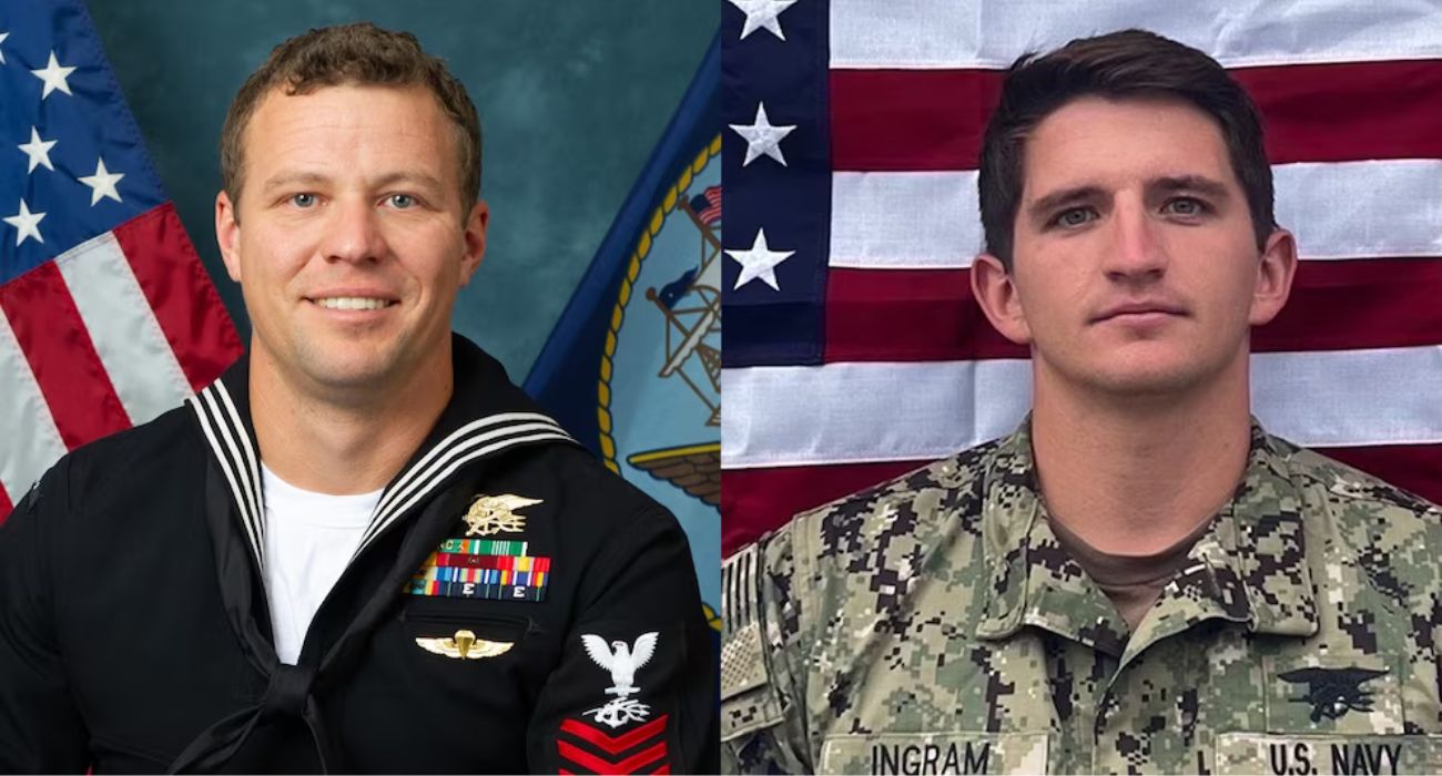 Navy Special Warfare Operator 1st Class Christopher J. Chambers and Navy Special Warfare Operator 2nd Class Nathan Gage Ingram