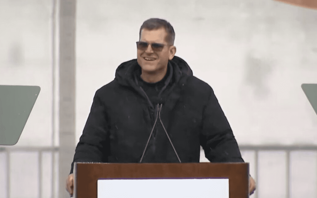 VIDEO: Coach Jim Harbaugh Speaks at March for Life