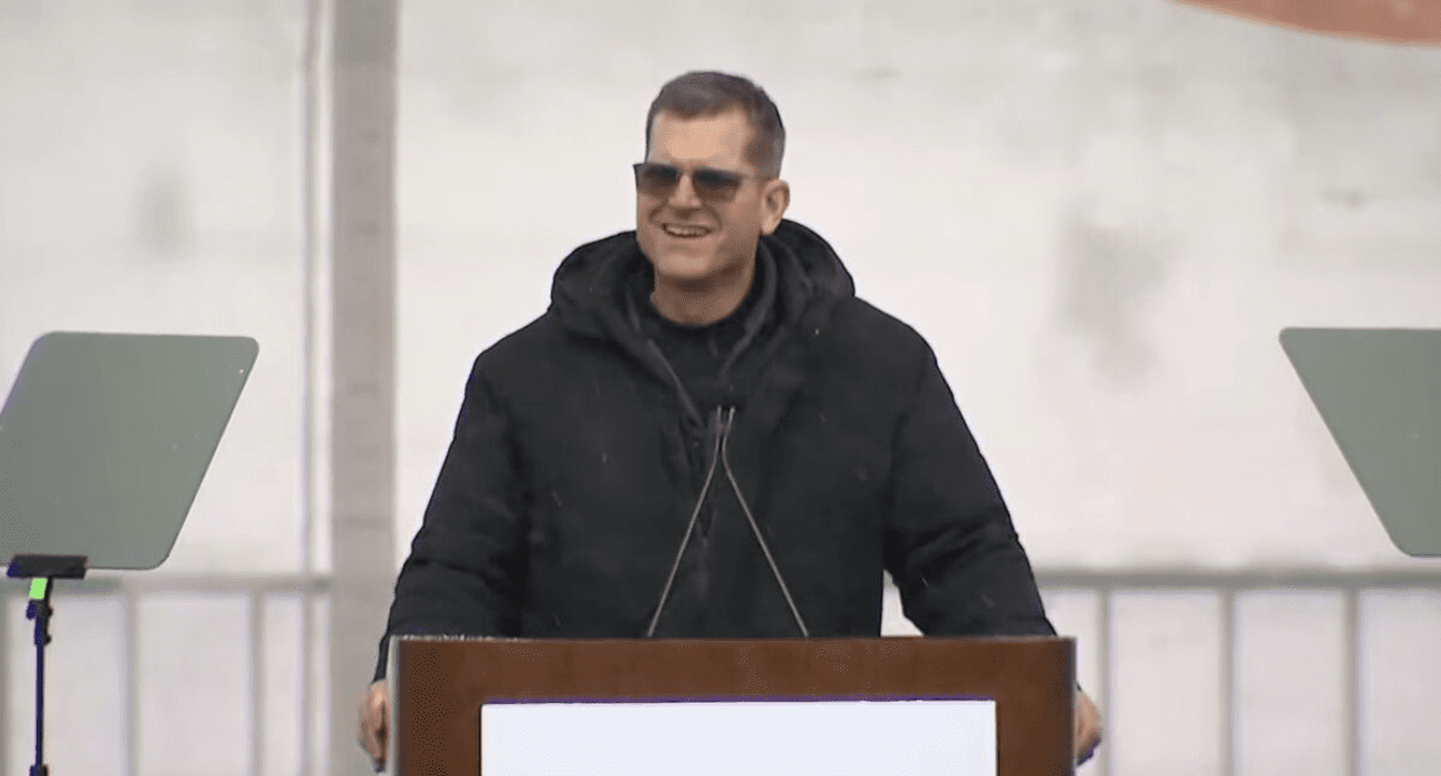Jim Harbaugh at March for Life 2024